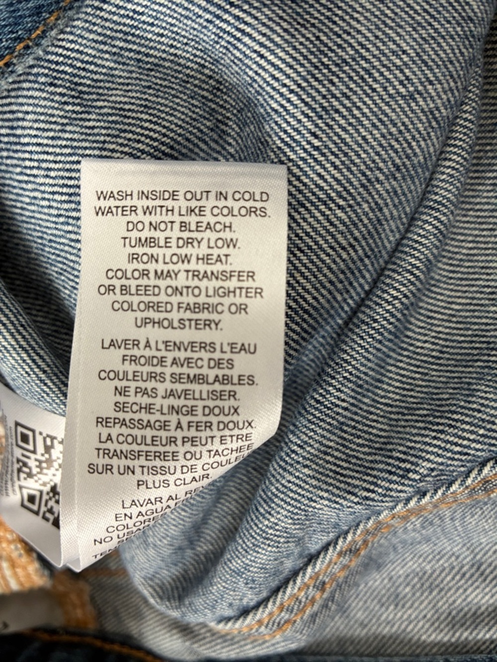 Frame Size 24 Denim Side Pocket Le Original Cargo Jean - Picture 10 of 10